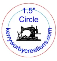 Acrylic 1 1/2" Circle Template